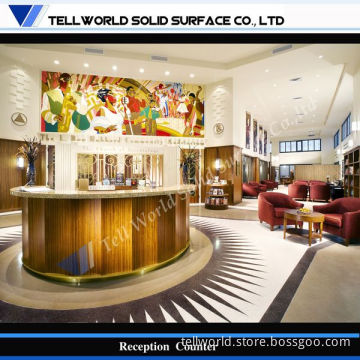 Tw 2013 Modern Design Round Reception Counter (TW-MART-129)